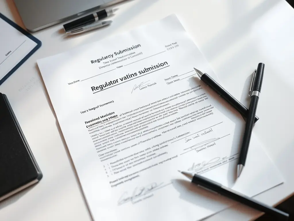 A detailed image showcasing a Material Declaration (MD) document, highlighting key sections such as material composition, supplier information, and regulatory compliance stamps. The image should convey accuracy and attention to detail.